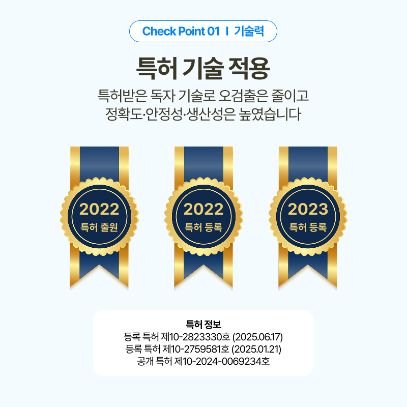 모두의 해썹 금속검출기 특허 기술 적용